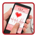 heart rate with fingerprint! android application logo